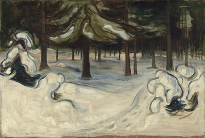 Winter by Edvard Munch